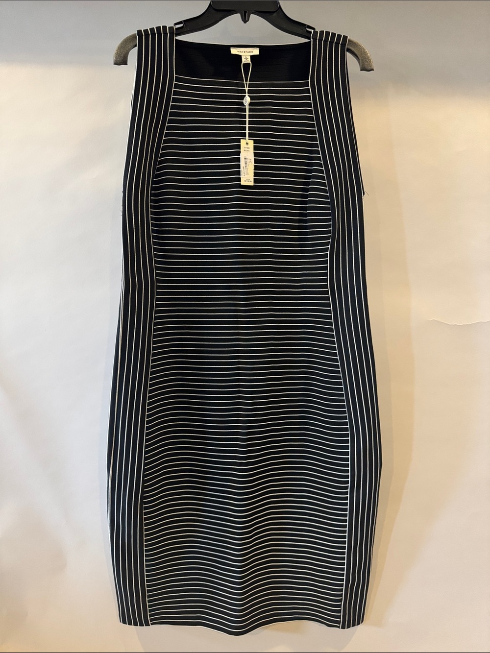 Black & White Striped Bodycon Dress